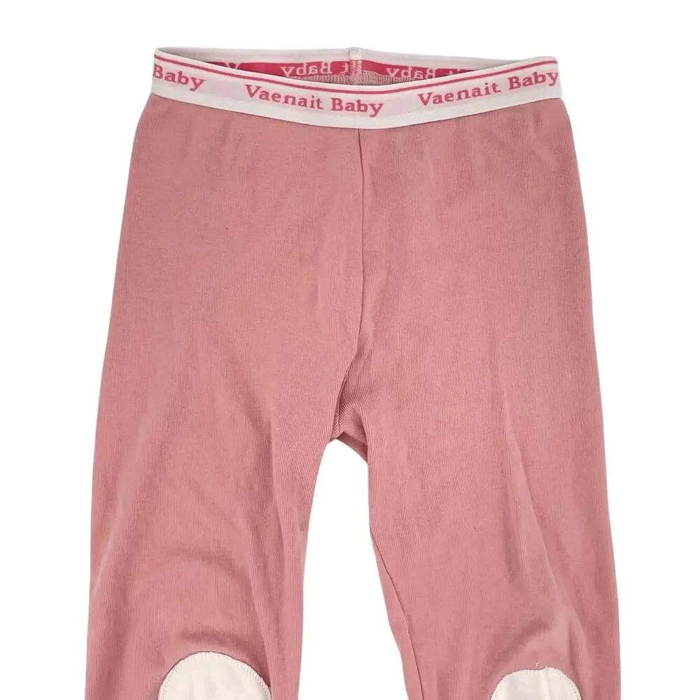Vaenait Baby Pink Knit Bunny Rabbit Long Sleeve Pull On Pants Girls Pajama Set